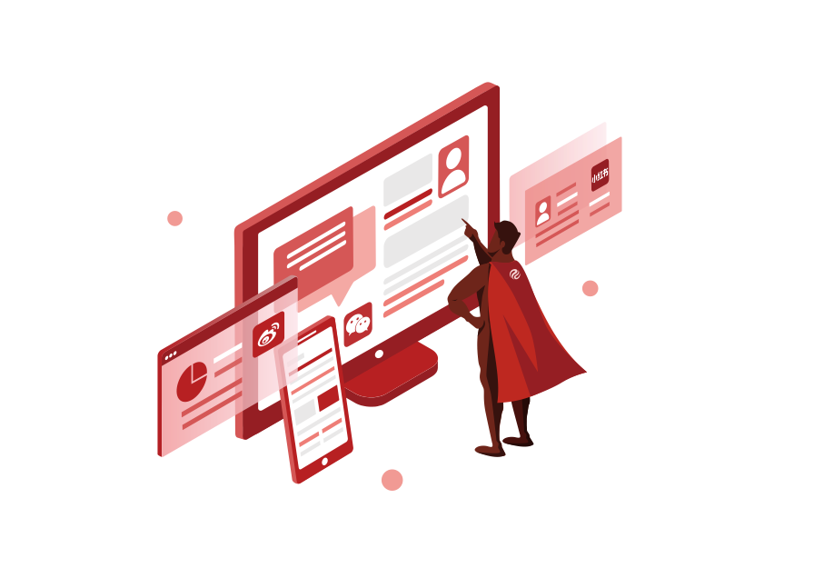 Red Digital China private traffic pool for luxury, interior & art, hospitality, property